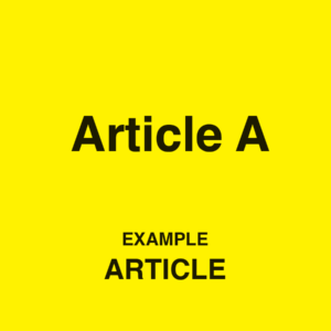 Article A Proin id justo quis lorem placerat iaculis vel et justo. Phasellus id purus fermentum, tincidunt lectus eget, sagittis augue. Pellentesque habitant morbi tristique senectus et netus et malesuada fames ac turpis egestas.
