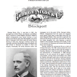 HISTORY OF GEORGE DIXON & Co