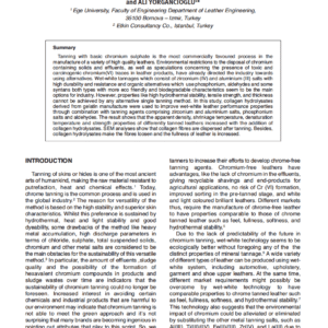 Evaluation of Collagen Hydrolysate on the Performance Properties of Different Wet-White Tanned Leathers
