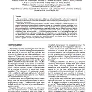 Oxidative Unhairing versus Sulphide Use – A critical comparison