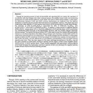 Molecular Level Understanding of the Stability Difference in Collagen Induced by Chromium Sulfate and Aluminum Sulfate