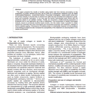 A New Generation of Elastomers Containing Innovative Biopolymers