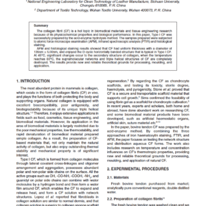 Network Structure and Thermotropic Property of Type I Collagen Fibrils