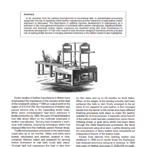 Machinery & Leather Trades’ Engineers to the Early 1880s: Part I
