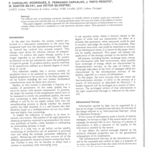 Application of Information Entropy to Defect Characterisation in Leather