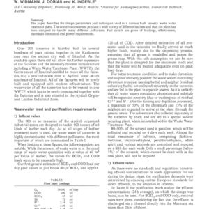 Design of the Aydinli (Istanbul) Waste Water Treatment and Recovery Plant