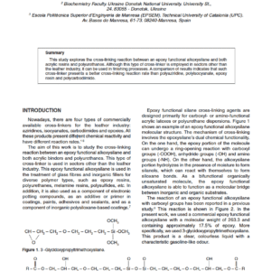 Polysilane Cross-Linked Binders for Aqueous Finishing