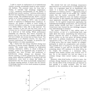 Technical Note: An Explanation of an Hydrothermal Stability Anomaly in Some Chrome Tanned Leathers