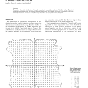 Anomalies of Pigskin Structure Part I. Differences in Basic Strength Properties