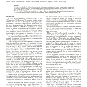 Drum Geometry and Design