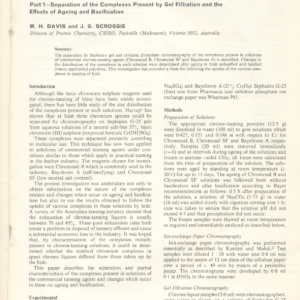 Investigation of Commercial Chrome-Tanning Systems