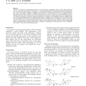 Mucoids in Skin and Their Significance to the Tanner