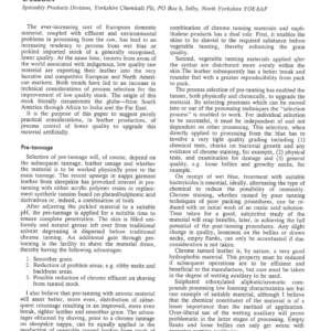 Process Selection for the Improvement of Low Quality Stock