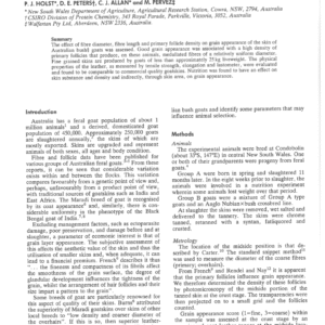 Properties of Leather Produced from a Sample of Australian Feral Goats