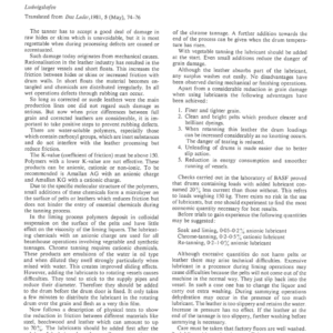Reduction in Friction During Wet Processing in Tanning