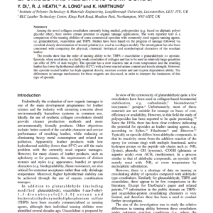 Comparison Of The Tanning Abilities Of Some Epoxides And Aldehydic Compounds