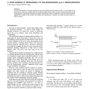 Chamois Leathers - An Approach For Accelerated Oxidation