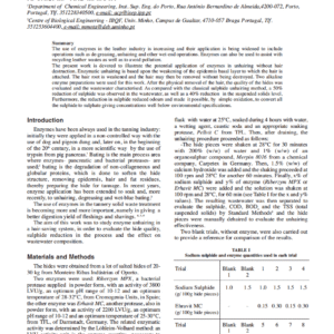 Unhairing With Enzymes