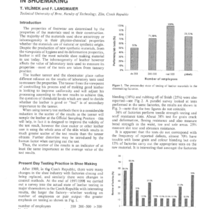 Proposals For Changes In Estimating The Processing Properties Of Anisotropic Materials In Shoemaking
