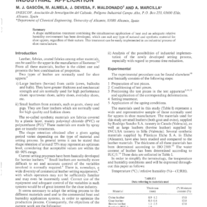 Shape Stabilization In Footwear. Part 2: Behaviour Of Different Upper Materials And Industrial Application