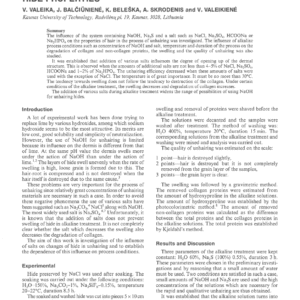 Use Of NaOH For Unhairing Hides And The Influence Of The Addition Of Salts On The Process And On The Hide Properties
