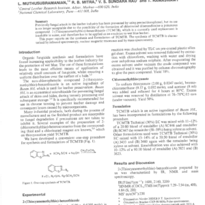 A New Approach To The Synthesis And Formulation Of 2-(Thiocyanomethylthio)-Benzothiazole
