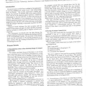 Dyeing Of Compact Tanned Skins