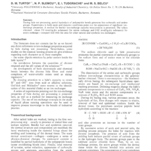 Ion-Exchange Properties Of Leather In Wet Processing