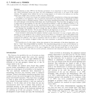 The Challenge Of Manufacturing Leather Dyes Today