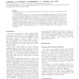 Optimizing Methods Applied To Sheepskin Degreasing With Non-Ionic Surfactants