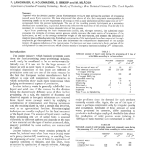 Products Of Enzymatic Decomposition Of Chrome-Tanned Leather Waste