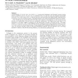 Fundamental Study Of Cross-Linking Of Collagen With Chrome Tanning Agents In Traditional And Cr.A.B. Processes