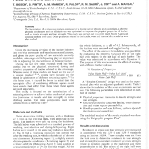 Optimisation Of A Retanning Mixture For Ovine Full Chrome Leather