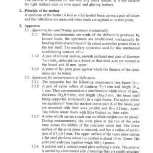Measurement of the Resistance to Bending of Heavy Leather
