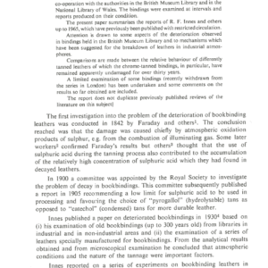 Long-Term Durability Test For Bookbinding Leathers