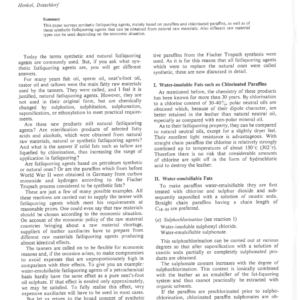 Synthetic Fatliquoring Agents