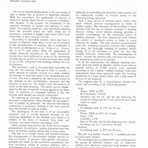 The Use of Enzymes in Soaking