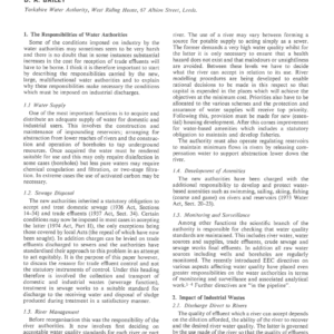 Aspects of Tannery Wastes in Relation to the Functions of a Water Authority