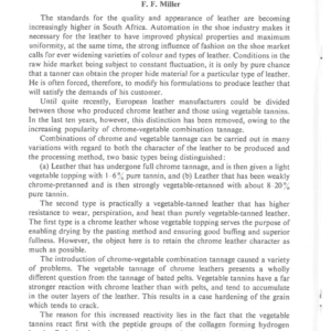 Combination Tannages