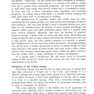 Metallic Tannages And The Heavy Leather Industry