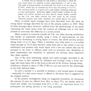 A Simple Two Pit Sole Leather Tannage