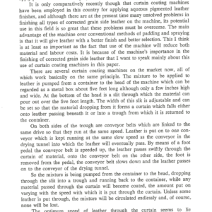 Leather Finishing With The Curtain Coating Machine