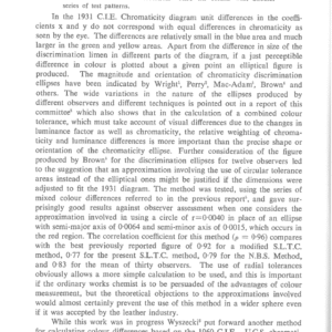 Correlation Of Colour Tolerance Determinations With Average Observer Assessments II