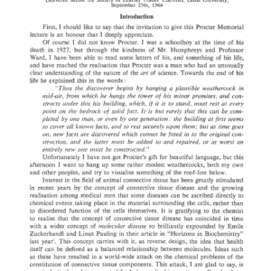 Eleventh Procter Memorial Lecture The Part Played By Oxidation In The Synthesis And Breakdown Of Connective Tissue
