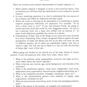 Size and Market Research