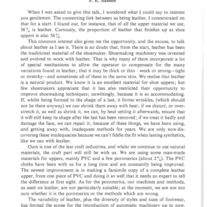 Size and the Shoe Industry