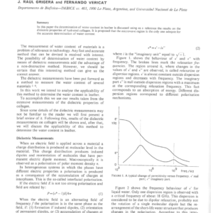 The Determination of Water Content in Leather by Dielectric Measurements