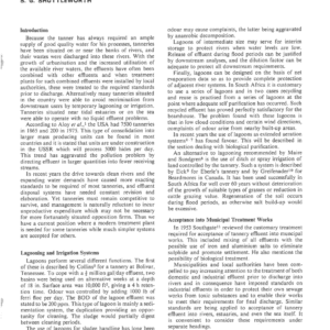 The Evolution of Tannery Effluent Treatment - Guidelines for Further Investigations