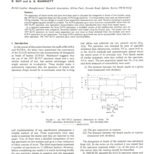 The Measurement of Elongation at Break in Leather Testing
